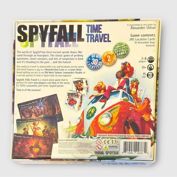 Spyfall: Time Travel Board Game Complete - Picture 3 of 5